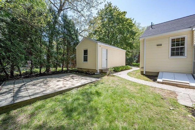 191 Speen, Natick, MA 01760 - view of green lawn with an outbuilding