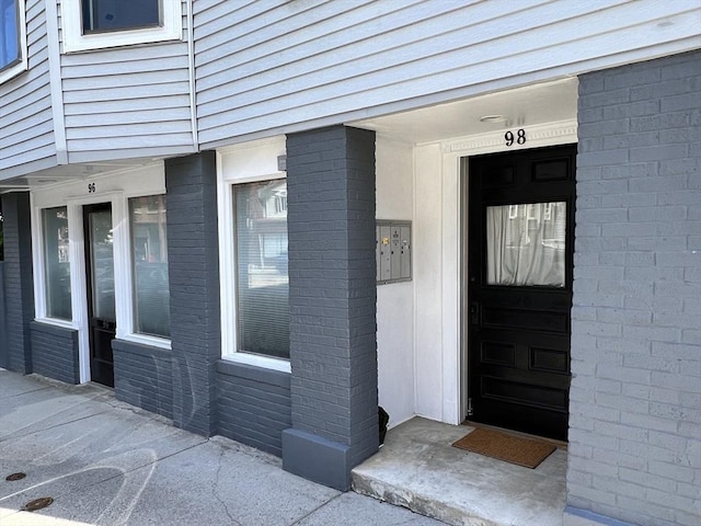 98 Boylston St Unit 1, Brookline, MA 02445 - view of exterior entry with brick siding