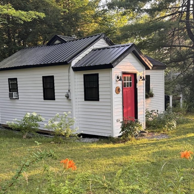 10 Kibbe Point Rd, Otis, MA 01253 - view of outdoor structure featuring cooling unit