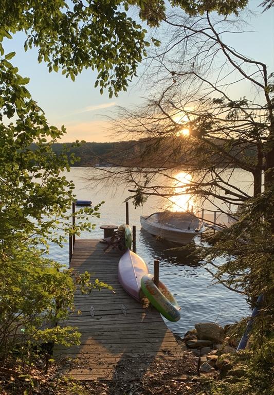 10 Kibbe Point Rd, Otis, MA 01253 - dock with a water view
