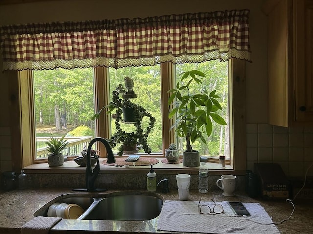 210 Wales Rd, Monson, MA 01057 - kitchen view of a sink and backsplash