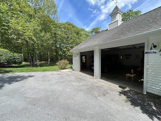 210 Wales Rd, Monson, MA 01057 - garage featuring driveway