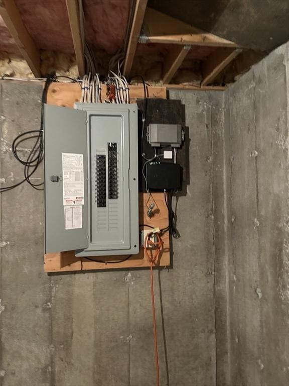 210 Wales Rd, Monson, MA 01057 - utility room featuring electric panel