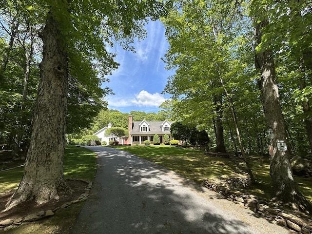 210 Wales Rd, Monson, MA 01057 - view of front of home featuring a front yard and driveway