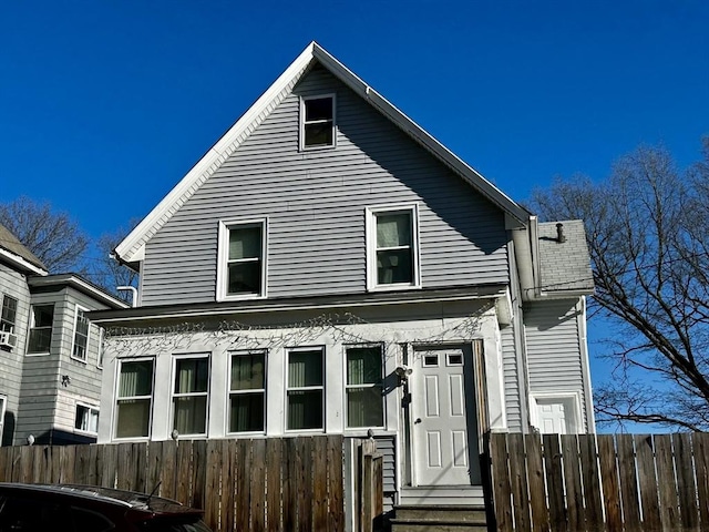 view of rear view of house