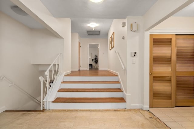 61 Sevland Rd, Newton, MA 02459 - stairs with baseboards