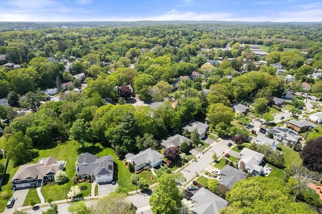 61 Sevland Rd, Newton, MA 02459 - aerial perspective of suburban area