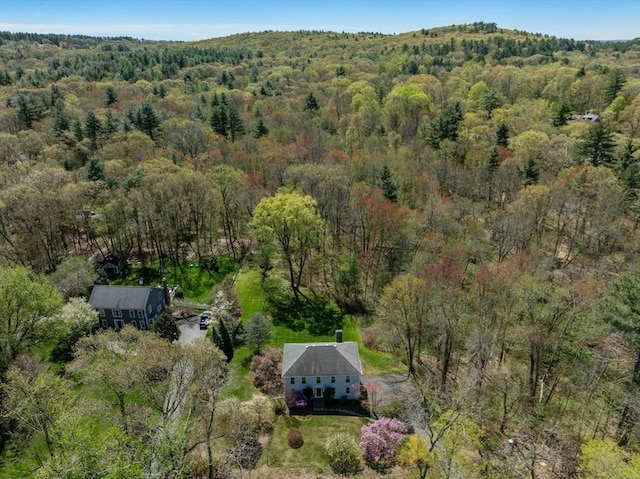 16 Parmenter Rd, Framingham, MA 01701 - aerial view of property's location with a forest