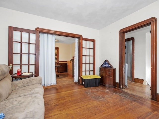 210-212 Brown St, Waltham, MA 02453 - living room featuring wood finished floors