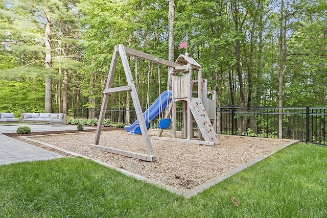 3 Misty Ln, Westford, MA 01886 - communal playground featuring outdoor lounge area