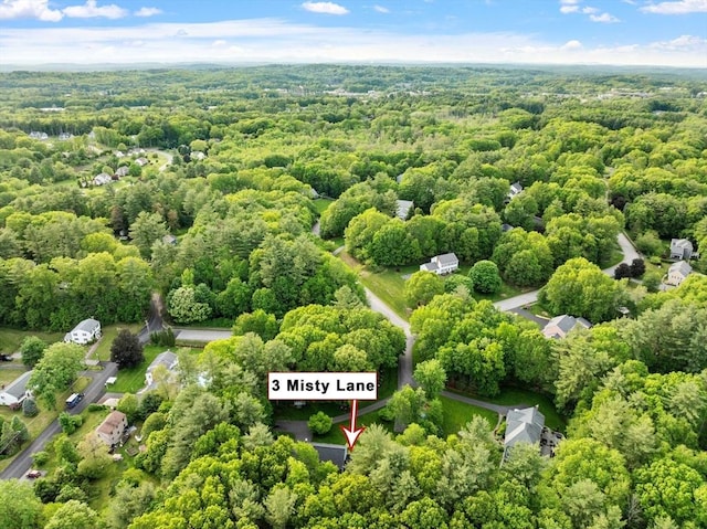 3 Misty Ln, Westford, MA 01886 - bird's eye view of a heavily wooded area