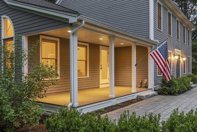 3 Misty Ln, Westford, MA 01886 - view of exterior entry featuring covered porch