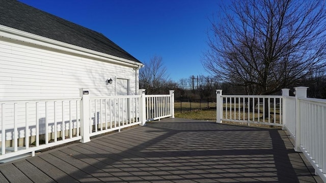 view of deck