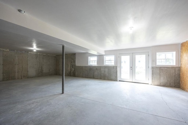 977 E St, Wrentham, MA 02093 - below grade area featuring plenty of natural light and french doors