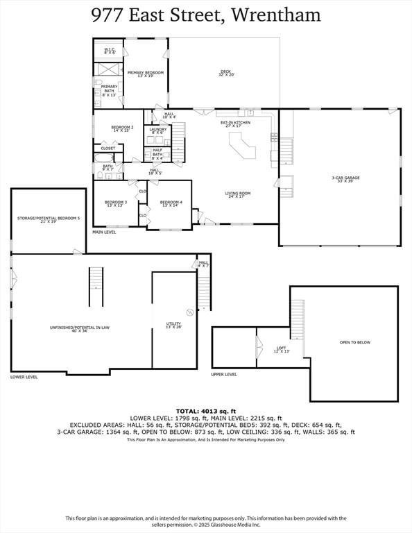 977 E St, Wrentham, MA 02093 - view of home floor plan