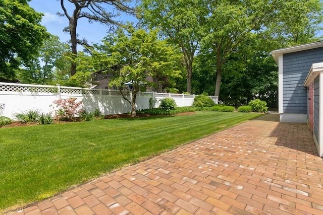 24 Flume Rd, Gloucester, MA 01930 - view of yard with a patio