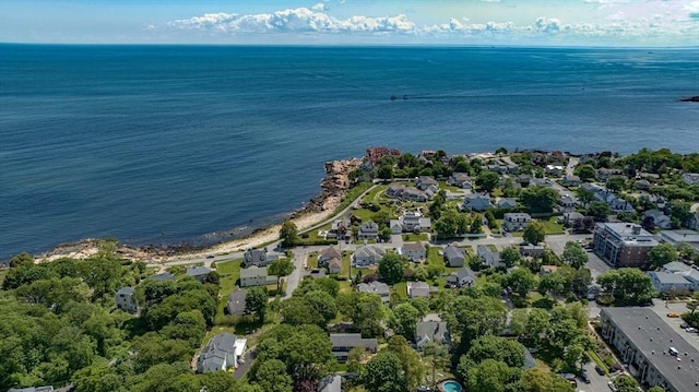 24 Flume Rd, Gloucester, MA 01930 - aerial view of property and surrounding area with a nearby body of water and nearby suburban area