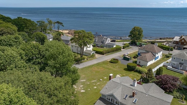 24 Flume Rd, Gloucester, MA 01930 - aerial perspective of suburban area with a nearby body of water