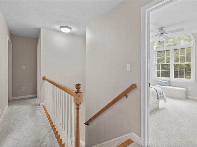 41 Nancy Dr, Ashland, MA 01721 - hallway with carpet floors and an upstairs landing