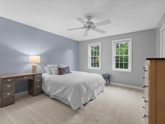 41 Nancy Dr, Ashland, MA 01721 - bedroom with light carpet and a ceiling fan