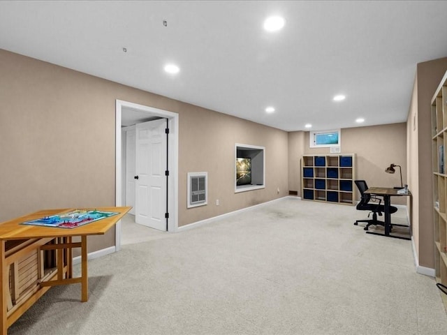 41 Nancy Dr, Ashland, MA 01721 - recreation room featuring carpet and recessed lighting