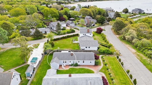90 Broadway St Unit 90, Yarmouth, MA 02673 - aerial perspective of suburban area with a nearby body of water