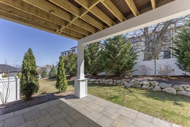 134 Court St Unit 2, Plymouth, MA 02360 - view of patio with fence