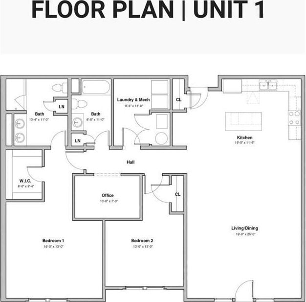 134 Court St Unit 2, Plymouth, MA 02360 - view of layout