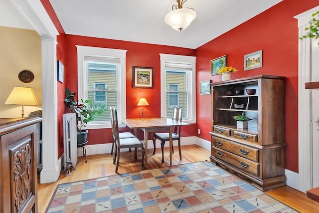 36-38 Rice St Unit 3, Cambridge, MA 02140 - dining space with light wood finished floors