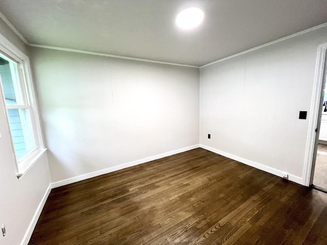 3 Rosewood Dr, Worcester, MA 01602 - unfurnished room featuring ornamental molding and dark wood-style floors
