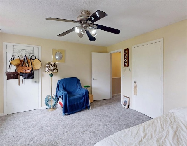 252 W St Unit 18, Amherst, MA 01002 - bedroom with carpet and a ceiling fan