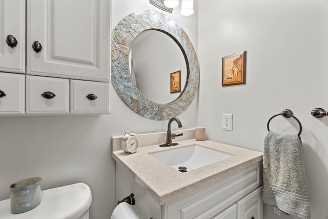 bathroom with a sink and toilet