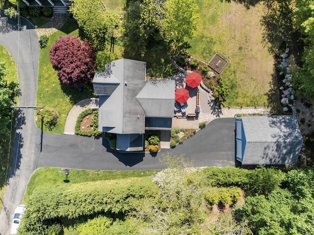 drone / aerial view