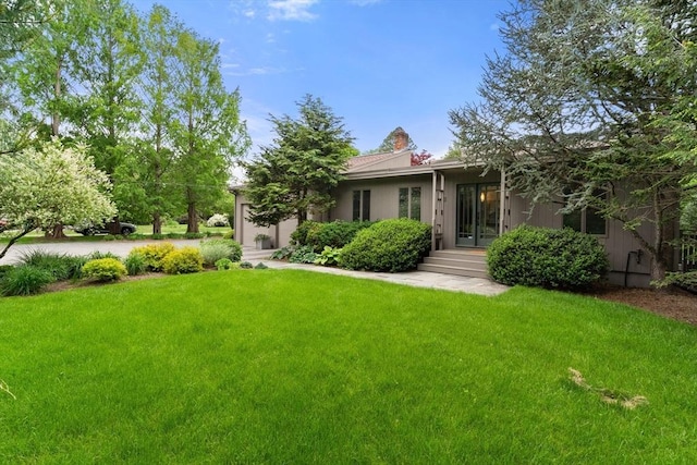 45 Pound St, Medfield, MA 02052 - view of front facade with a front lawn
