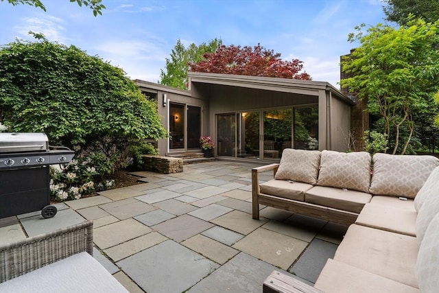 45 Pound St, Medfield, MA 02052 - view of patio / terrace featuring outdoor lounge area and area for grilling