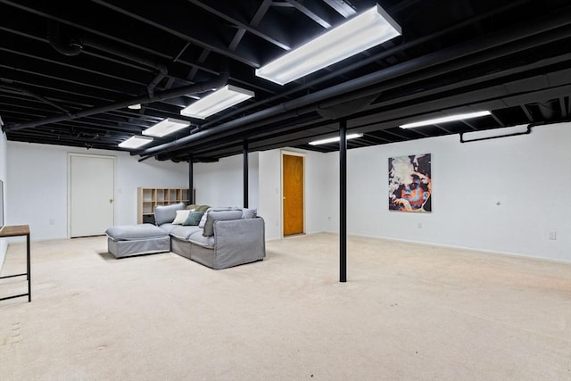 45 Pound St, Medfield, MA 02052 - finished basement featuring carpet