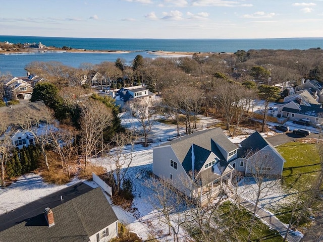 LOT487 Menauhant Rd, Falmouth, MA 02536 - aerial perspective of suburban area with a nearby body of water