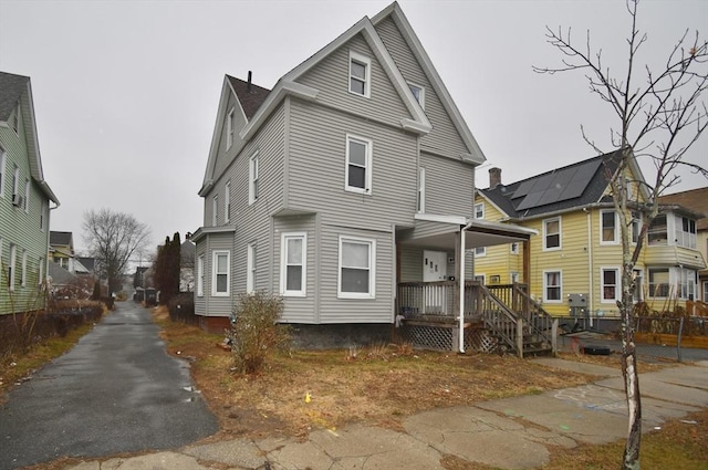 view of front of home