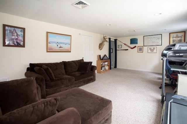 284 Hortonville Rd, Swansea, MA 02777 - living area with carpet and baseboards