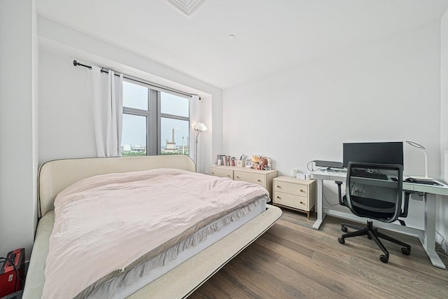 375 Canal St Unit 1109, Somerville, MA 02145 - bedroom featuring wood finished floors and an office area