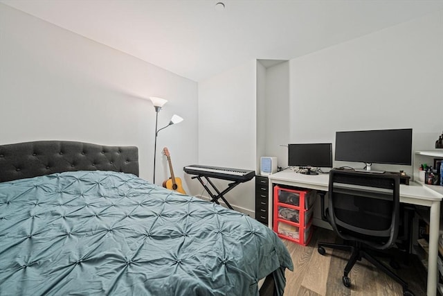 375 Canal St Unit 1109, Somerville, MA 02145 - bedroom featuring wood finished floors and an office area