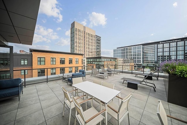 375 Canal St Unit 1109, Somerville, MA 02145 - view of patio with a view of city