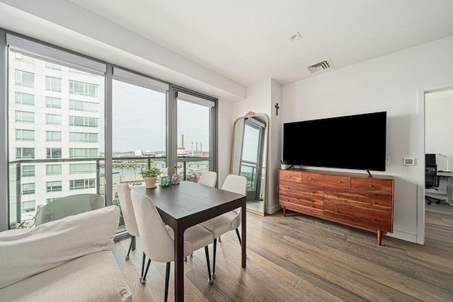 375 Canal St Unit 1109, Somerville, MA 02145 - dining area with wood finished floors