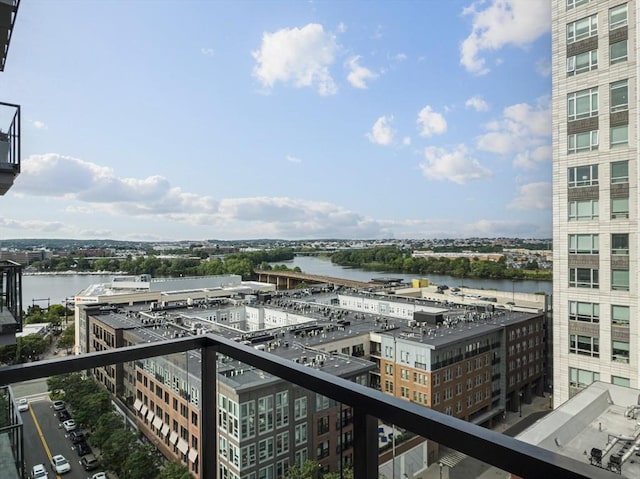 375 Canal St Unit 1109, Somerville, MA 02145 - balcony with a water view and a city view