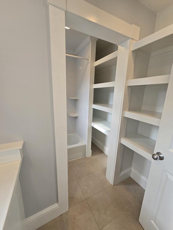 view of storage area