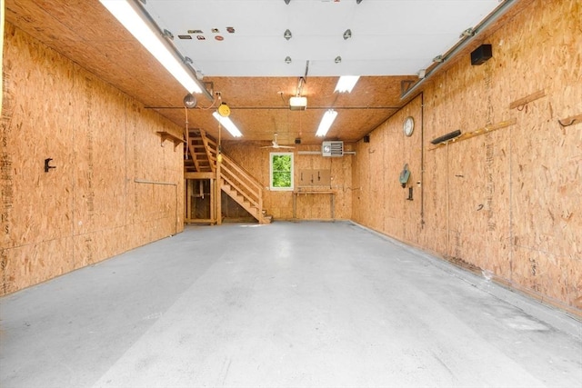27 Woodland St, Natick, MA 01760 - garage with wooden walls
