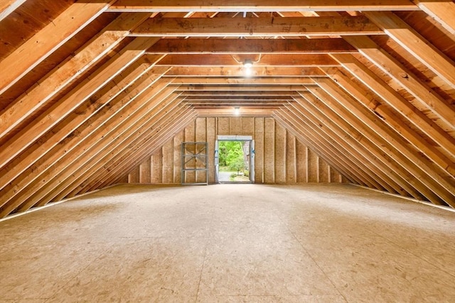 27 Woodland St, Natick, MA 01760 - view of unfinished attic