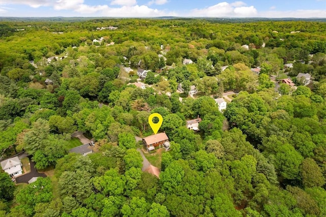 27 Woodland St, Natick, MA 01760 - drone / aerial view of a heavily wooded area
