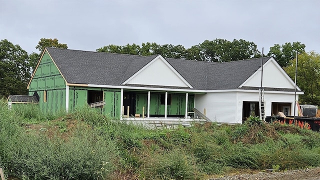 view of rear view of house