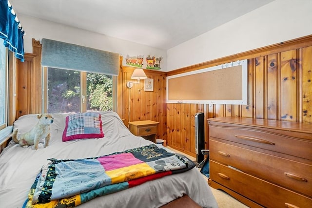 12 Shore Ave, Salem, MA 01970 - bedroom featuring carpet floors and wood walls